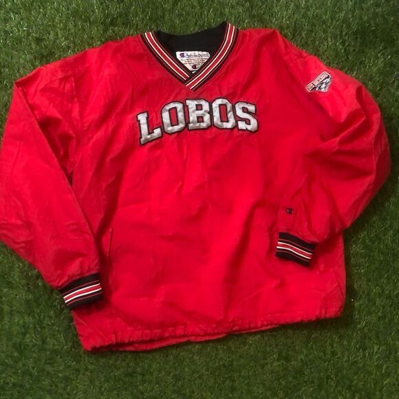 90s Champion New Mexico Lobos Windbreaker - Picture 1 of 3
